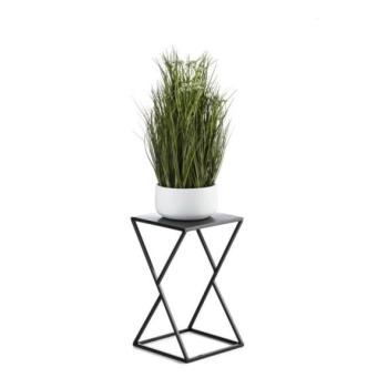 HowHomely LOFT virágtartó állvány 40x23,5 cm fekete  kép