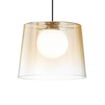 Ideal Lux Fade LED függő lámpa borostyán-átlátszó kép