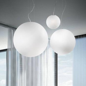 Ideal Lux Mapa függőlámpa, Ø 50 cm, opálüveg, gömb alakú kép