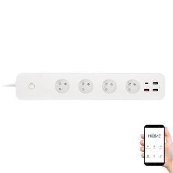 iGET Intelligens hosszabbító kábel kapcsolóval 1,5 m 4Z + 4xUSB Wi kép