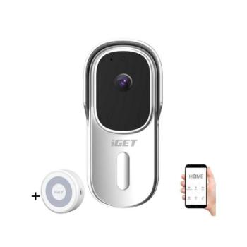 iGET Videó csengő mozgásérzékelővel Full HD 1080p IP65 Wi kép