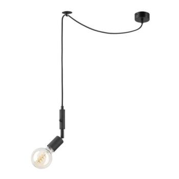  INA függeszték 1xE27/42W/230V fekete, kábellel  kép