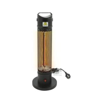  Infravörös álló fűtő 1000W/230V IP44 fekete  kép