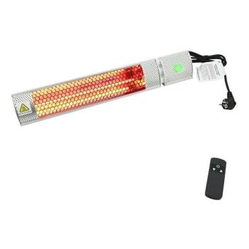  Infravörös fűtő 1000/2000W/230V IP55 + távirányító  kép