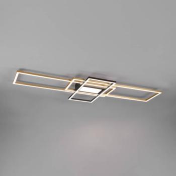 Irvine LED mennyezeti lámpa, CCT, dimmelhető, sárgaréz kép
