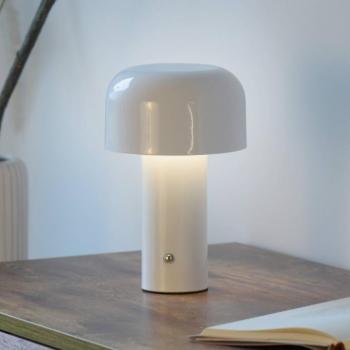 JUST LIGHT. Agnes LED-es újratölthető asztali lámpa, fehér, vas, CCT kép