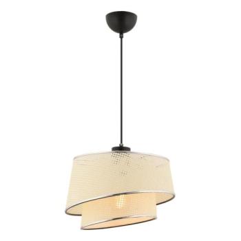  Kábelcsillár BARETTE 1xE27/60W/230V krémszínű/fényes króm  kép