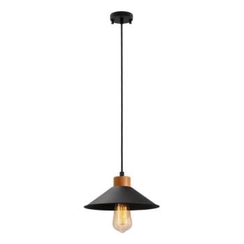 Kábelcsillár MANAVGAT 1xE27/40W/230V fekete/barna  kép