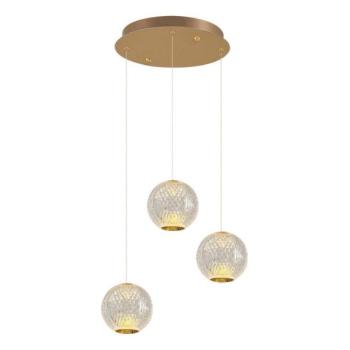  Kábelen függő LED csillár CREMONA 3xLED/5W/230V 3000K aranyszínű  kép