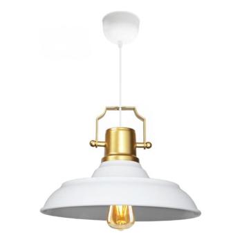  Kábeles csillár AYD 1xE27/40W/230V fehér/arany  kép