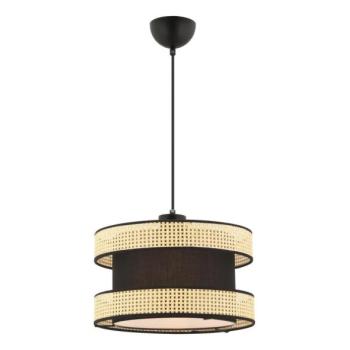  Kábeles függőlámpa HALO 1xE27/60W/230V fekete/bézs  kép