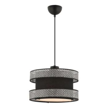  Kábeles függőlámpa HALO 1xE27/60W/230V fekete/szürke  kép