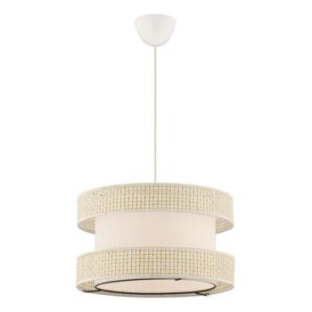 Kábeles függőlámpa HALO 1xE27/60W/230V krémszínű  kép