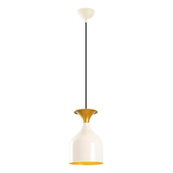  Kábeles függőlámpa SIVANI 1xE27/40W/230V fehér/réz  kép