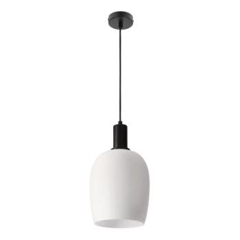  Kábelre függesztett csillár WOLKEN 1xE27/40W/230V fehér/fekete  kép