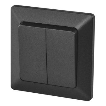  Kapcsoló soros 250V/10A antracit  kép