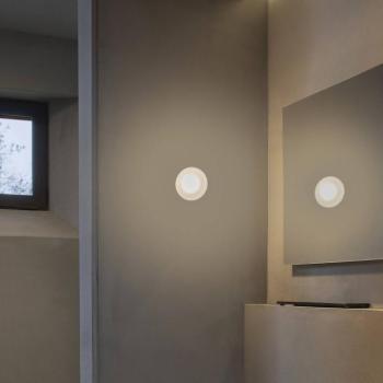 Karman Agua LED falilámpa, IP44, matt üveg kép