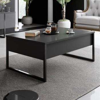  Kávésasztal LUXE 40x90 cm antracit/fekete  kép