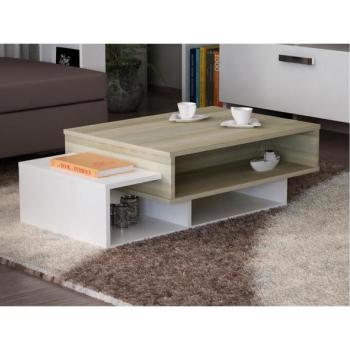 Kávésasztal TAB 32x105 cm bézs/fehér  kép
