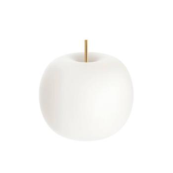 kdln Kushi asztali világítás, sárgaréz/fehér, Ø 33 cm, üveg kép