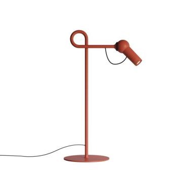 kdln LED asztali világítás Bird, piros, 48 cm, fém, dimmelhető kép