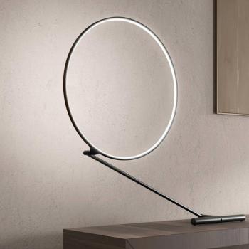kdln LED asztali világítás Poise, fekete, magasság 109 cm, fényerőszabályozó kép