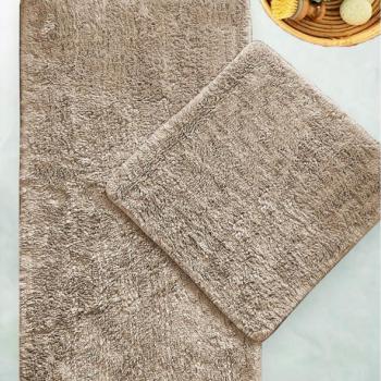  KÉSZLET 2x Fürdőszoba szőnyeg 60/100 cm bézs  kép