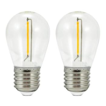  KÉSZLET 2x LED Izzó PARTY E27/0,5W/36V 2200K  kép