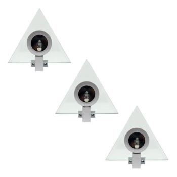  KÉSZLET 3x Spotlámpa PYRAMID 3xG4/20W/230V/12V  kép
