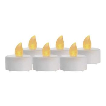  KÉSZLET 6x LED Karácsonyi dekoráció 6xLED/6xCR2032 fehér  kép
