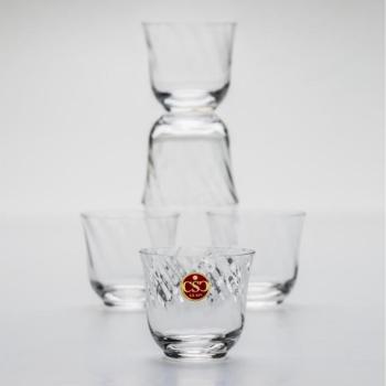 Készlet 6x üveg 90 ml átlátszó  kép