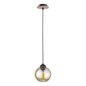 Keter Lighting Csillár zsinóron AMBRE WOOD 1xE27/60W/230V  kép