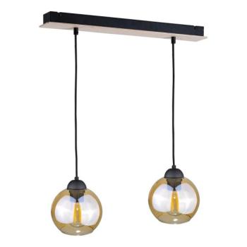 Keter Lighting Csillár zsinóron AMBRE WOOD 2xE27/60W/230V  kép