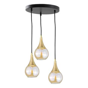 Keter Lighting Csillár zsinóron LACRIMA HONEY 3xE27/60W/230V á. 30 cm  kép