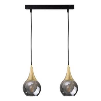 Keter Lighting Csillár zsinóron LACRIMA SMOKY 2xE27/60W/230V  kép