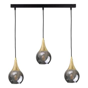 Keter Lighting Csillár zsinóron LACRIMA SMOKY 3xE27/60W/230V  kép