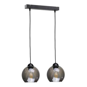 Keter Lighting Csillár zsinóron UNO 2xE27/60W/230V fekete  kép