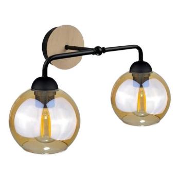 Keter Lighting Fali lámpa MELLE WOOD 2xE27/60W/230V  kép