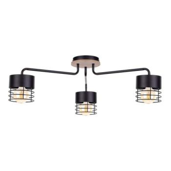 Keter Lighting Felületre szerelhető csillár CAS WOOD 3xE27/60W/230V  kép