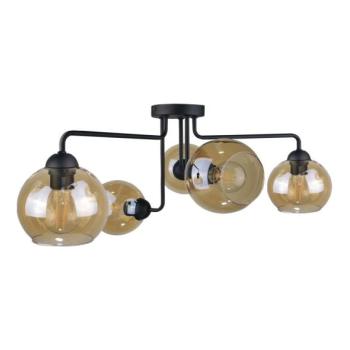 Keter Lighting Felületre szerelhető csillár MONDE BLACK 5xE27/60W/230V  kép