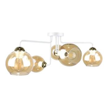 Keter Lighting Felületre szerelhető csillár MONDE WHITE 5xE27/60W/230V  kép