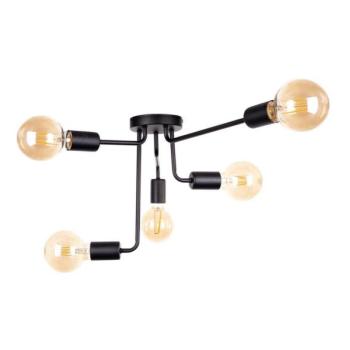 Keter Lighting Felületre szerelhető csillár NIXO 5xE27/60W/230V fekete  kép