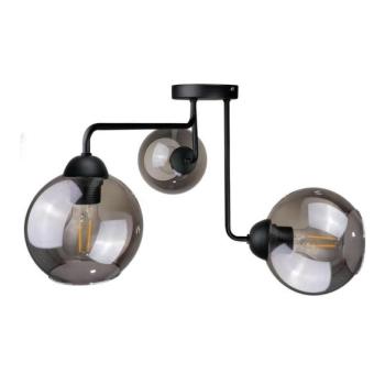 Keter Lighting Felületre szerelhető csillár OSMO 3xE27/60W/230V fekete  kép