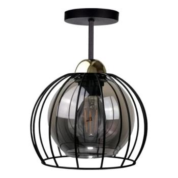 Keter Lighting Felületre szerelhető csillár SOLO BLACK 1xE27/60W/230V fekete/arany  kép
