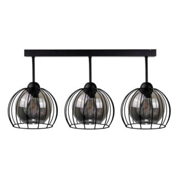 Keter Lighting Felületre szerelhető csillár SOLO BLACK 3xE27/60W/230V  kép