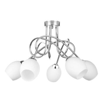 Keter Lighting Felületre szerelhető csillár TWIST WHITE 5xE14/40W/230V  kép