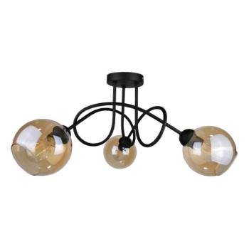 Keter Lighting Felületre szerelhető csillár VENUS BLACK 3xE27/60W/230V  kép