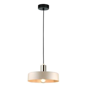 Keter Lighting LATTE lógcsillár 1xE27/60W/230V bézs/fekete/fényes króm  kép