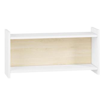 Konsimo Sp. z o.o. Sp. k. Gyerek fali polc BUBO 35x72 cm fehér/világos bükk  kép