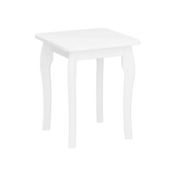 Konsimo Sp. z o.o. Sp. k. Kisasztal BAROQUE 45,6x39 cm fehér  kép